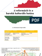 Hazai Reformáció És A Barokk Kulturális Hatása