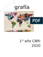 Secuencia n 1 geografia 1 CBRI 2020