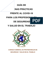 Guía de Buenas Prácticas para Los Profesionales SST Frente Al Covid 19 CGPSST 23 4 2020