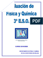 05 - Evaluación Física y Química 3º ESO - 19-20