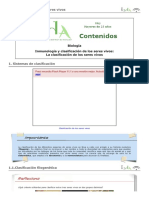 Clasificación de Los Seres Vivos PDF