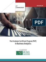 In Business Analytics: Post Graduate Certificate Program (PGP)
