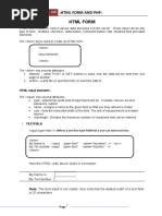 HTML Form and PHP HTML Form: ITS332 - LAB