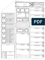 Class Character Sheet The Blood Hunter V10 PDF