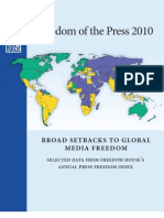 Freedom of The Press 2010 Tables