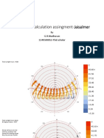 Sun Shade Calculation Assingment-Jaisalmer: by G.R.Madhavan 1140500052-P.hd Scholar