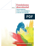 FEMINISMO DESCOLONIAL Nuevos Aportes Teo PDF