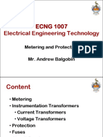 Lecture 14 - Metering and Protection PDF