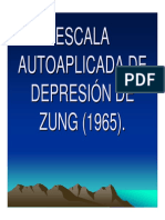 Escala Autoaplicada Depresion ZUNG