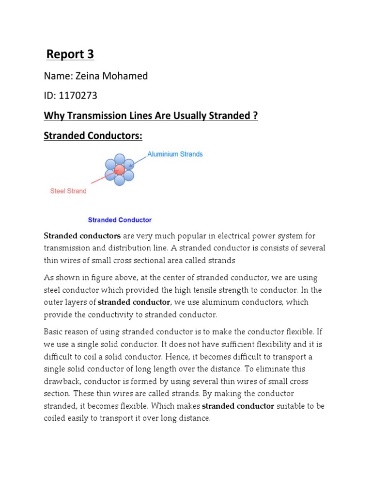 Stranded Conductors in Transmission Lines | PDF | Galvanization | Corrosion