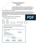 Refuerzo de Matematicas 8 Periodo I