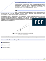 Estimación de Pendientes FOTOGRAMETRIA