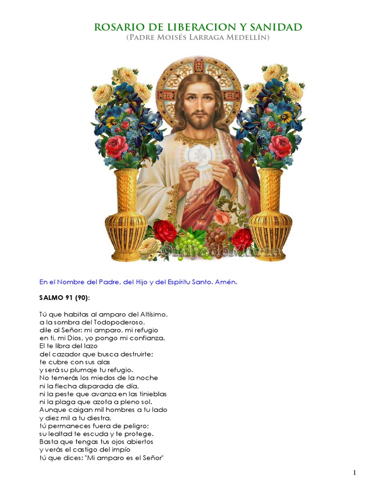 Rosario de Liberacion y Sanidad | PDF | María, madre de Jesús | Mitología