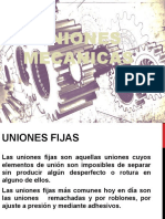 UNIONES  MECANICAS