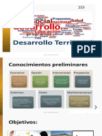 Desarrollo Territorial, Conceptos Basicos, Procesos y Componentes Del Desarrollo Territorial