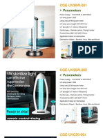 Catalog of UV Sterilization Lamp-2020 PDF