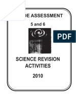 Grade Assessment: Science Revision Activities 2010
