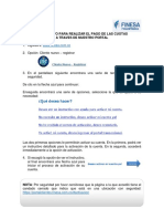 Cliente Sin Registrarse en El Portal Web Finesa