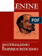 Vladimir Ilich Lenin - Materialismo e Empiriocriticismo PDF