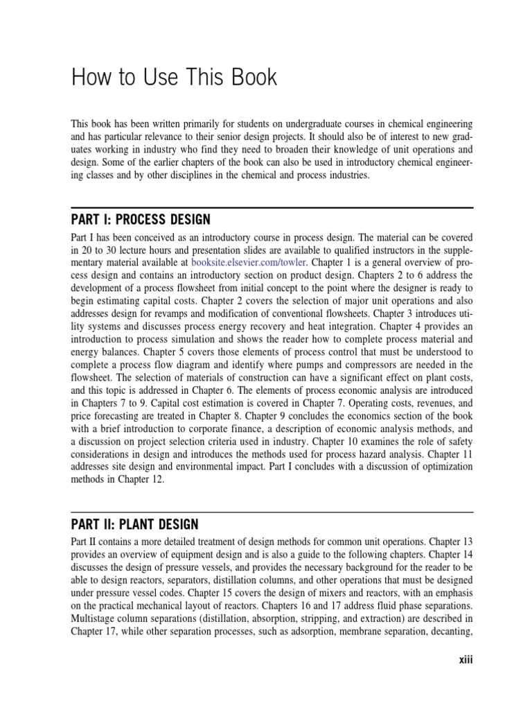 2013 Chemical Engineering Design Second Edition Pdf Pdf Heat