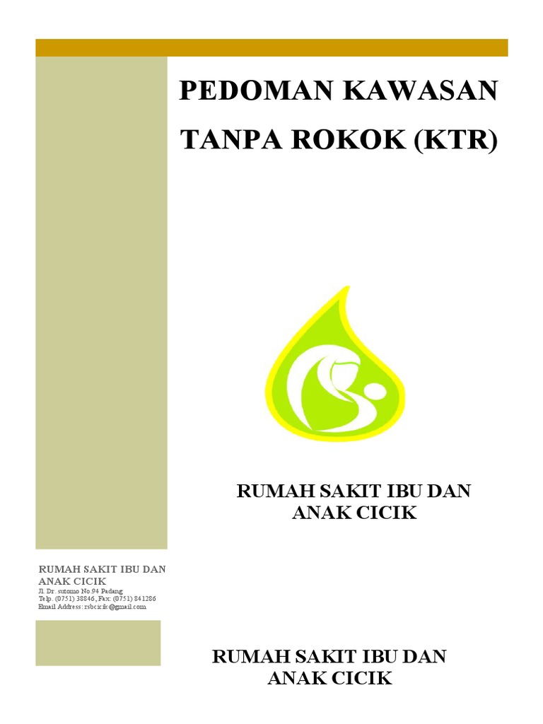 Pedoman Kawasan Tanpa Rokok (KTR) | PDF