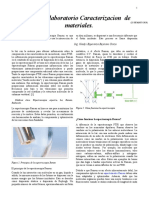 Primer Laboratorio Recnocimiento Del Equpi para Espectroscopia RAMAN