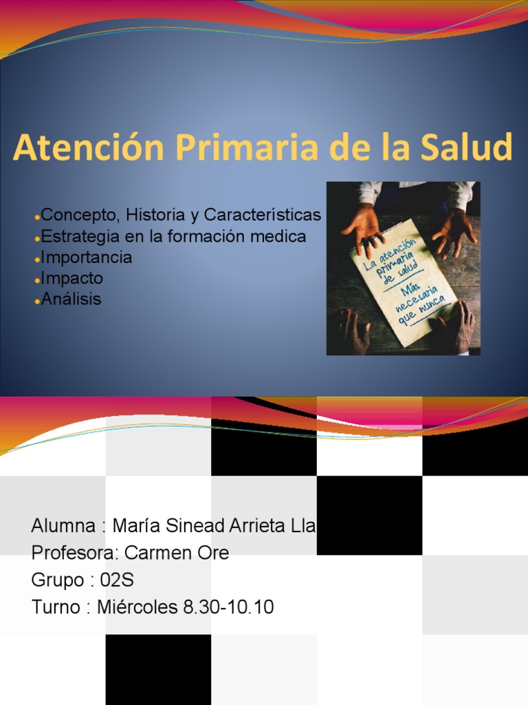 Atención Primaria de La Salud | PDF | Medicina | Cuidado de la salud