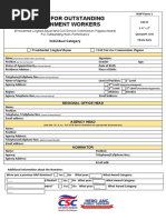 Search For Outstanding Government Workers: HAP Form 1