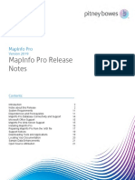 Mapinfo Pro v2019 Release Notes PDF