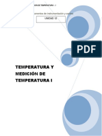 Temperatura y Medicion de Temperatura I