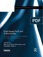 Highspeed Rail and Sustainability 2016