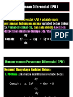 Persamaan Diferensial