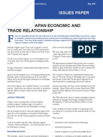 May 06 - Australia-Japan Economic-Trade Relationship
