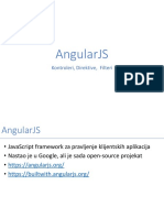 AngularJS Kontroleri Direktive Filteri