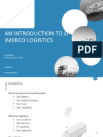 Dimerco Logistics Overview Presentation LMT