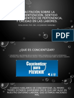 CAPACITACION (CONCIENTIZACIÓN, SENTIDO DE PERTENECIA, CALIDAD).pptx