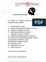 Lucrare Cercetare Perceptia Timpului