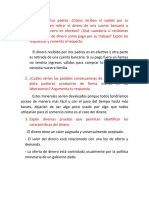 Características y funciones del dinero en la economía familiar