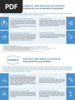 4 Actions For You To Minimize Transmission: Contact Lens Practice and Covid-19