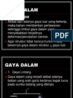 Statika 5 - GAYA DALAM