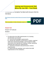 Vocational Training and Assessment 2nd Australian Edition by Jan Hill - Test Bank