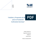 Analisis y Propuesta de Mejora de La Fundacion Cultivando Sonrisas-Raquel Ruiz Navarrete PDF