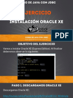 CJDBC B Ejercicio 01 Instalacion Oracle