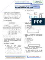 Clasificacion de La Materia