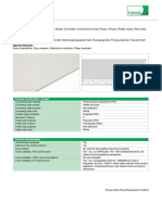 Food Belts CNW-5E-A1: Main Industry Segments