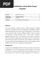 Email Classification Using Naive Bayes Classifier: Domain Algorithms Framework Platform