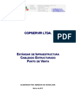 ST - Estandar de Infraestructura Cableado Estructurado PDV - Ver 1 Rev5