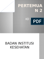 KD 1 (Badan Institusi Kesehatan)