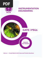 Instrumentation Engineering: Gate Psus