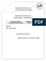 Pronósticos y tipos de inventario